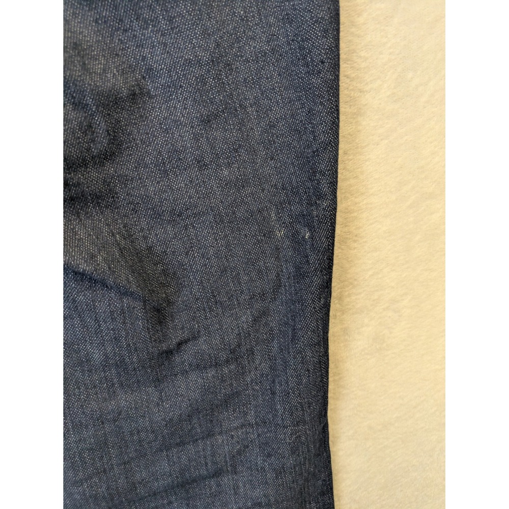 Loft Outlet Curvy‎ Skinny Sailor Button Dark Wash Denim Jeans Womens Size 6 - Picture 8 of 10